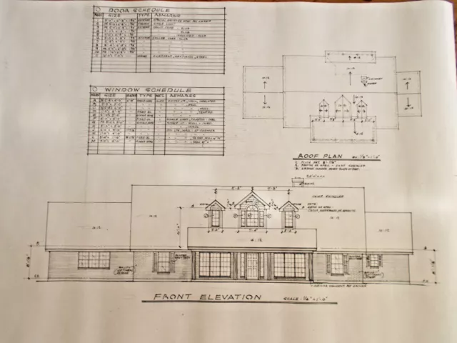 Custom Home Plan 3 Bed 2 Bath Study Formals 1 Story 2251 A/C Sq. Ft 3380 Total