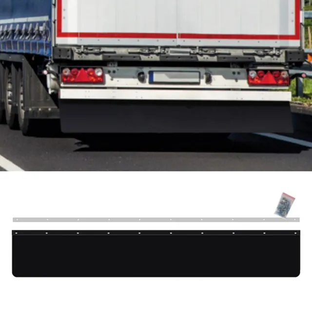 Universal LKW Schmutzfänger lang 240x35cm Anhänger Schutz Spritzlappen hinten