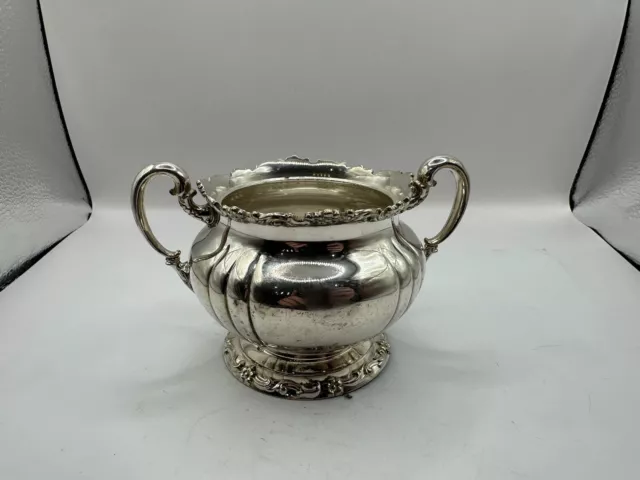 (2) Silver Plated Tiffany & Co Sugar Bowl