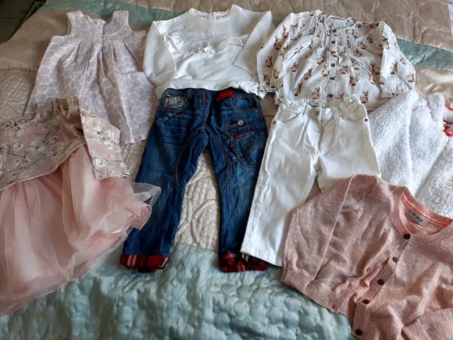 baby girl clothes bundle 2-3 years 