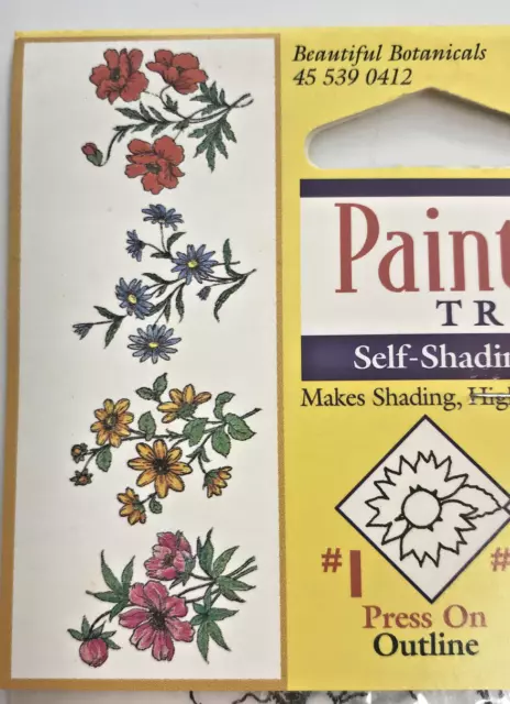 Paint 'n Press Transfer Self-Shading Paint-In Transfer Delta Beautiful Botanical