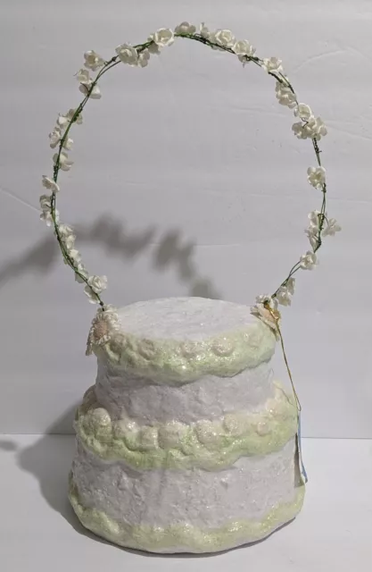Teena Flanner Dos Niveles Boda Novia Pastel Topper Adorno Exhibición Soporte de Panadería