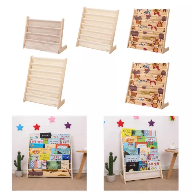 Children's bookshelf Stable (Easy to assemble) Children's wooden bookshelf