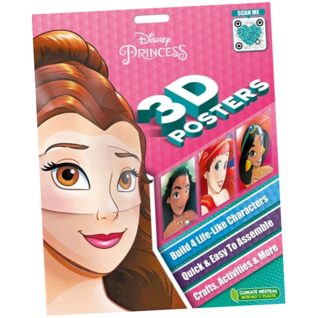 DISNEY PRINCESS: 3D Posters - Walt Disney (2023, Paperback) Z3 £10.49 ...