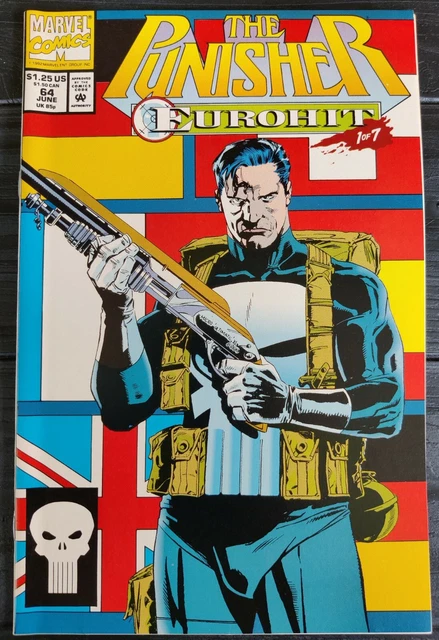 Marvel Comics The Punisher Eurohit 1 #64 Vol. II June 1992 NM/VF