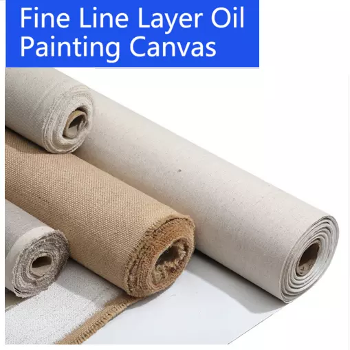 Blank Canvas Roll Oil Painting Linen Blend Primed High Quality Artist Supplies