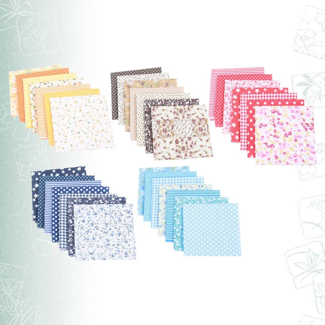 5 Groups Quarter Bundles Fabric Patchwork Craft Sewing Craft DIY Fabric Box