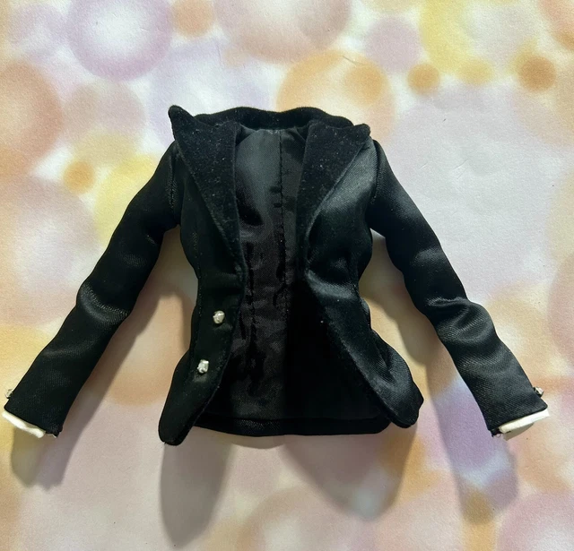 Jazz Baby Mistress of Ceremonies Black Satin & Velvet Dress Blazer/Jacket Only