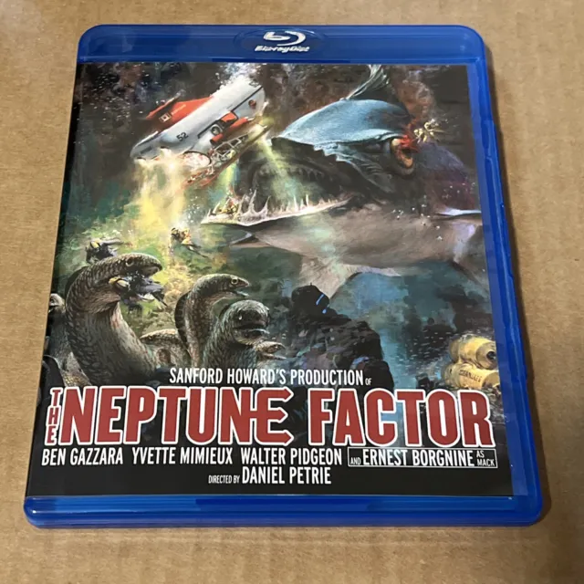 The Neptune Factor Blu-ray Kino Lorber Ben Gazzara Ernest Borgnine HTF RARE OOP