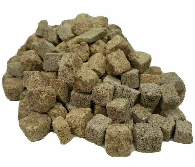 Freeze Dried Brine Shrimp and Tubifex Worm Cubes Mix