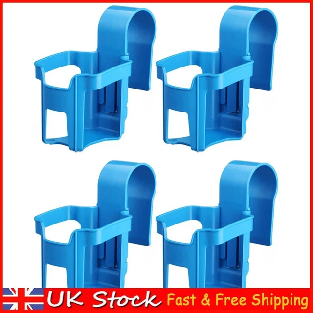 2/4pcs Water Cup Hanging Holder Swimming Pool Side Beverage Drinks Storage Shelf
