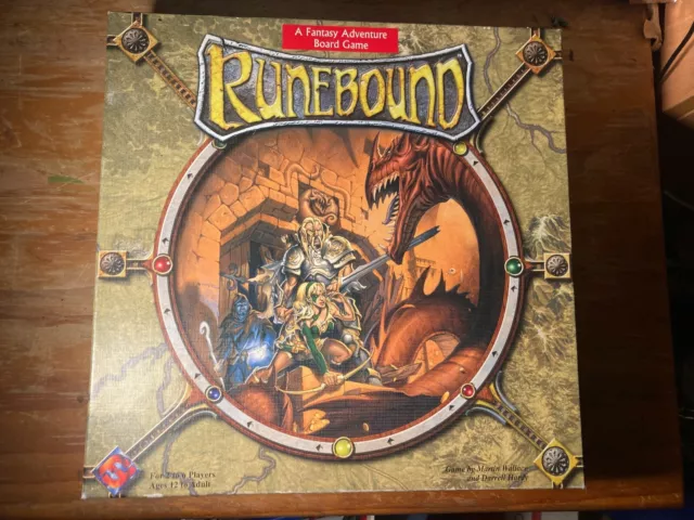 Runebound Board Game 1st Ed Core Game 2004 + SEALED Exp 1 Shadows of Margath