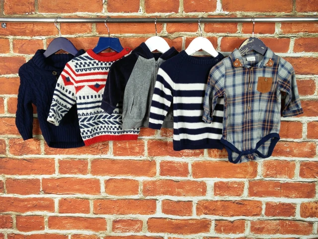 Baby Boys Bundle Age 3-6 Months Next Monsoon Gap H&M Pullover Jumper Hoodie 68Cm