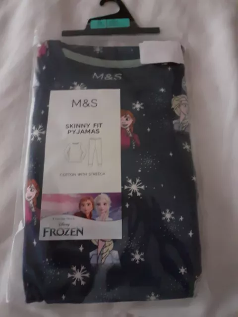 Girls Frozen Disney Princess Pyjamas Set
