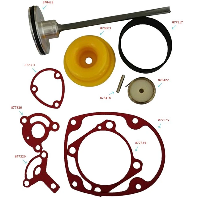 1 Set Rebuild Kit For Hit NR83A Framing Nailer Nail Tool Gasket Seal Service Kit
