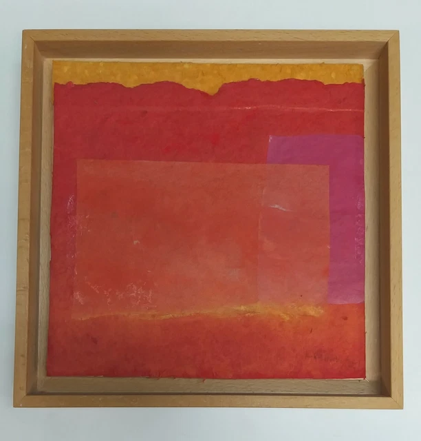 Consuelo Vallina, Original collage papel. 2001. 21X21 Cm.