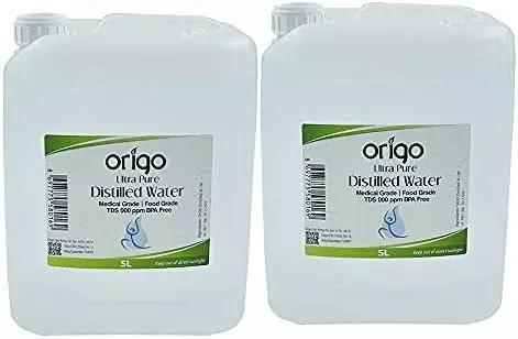 Origo Distilled Water - 10L - Deionized Water - Food Grade