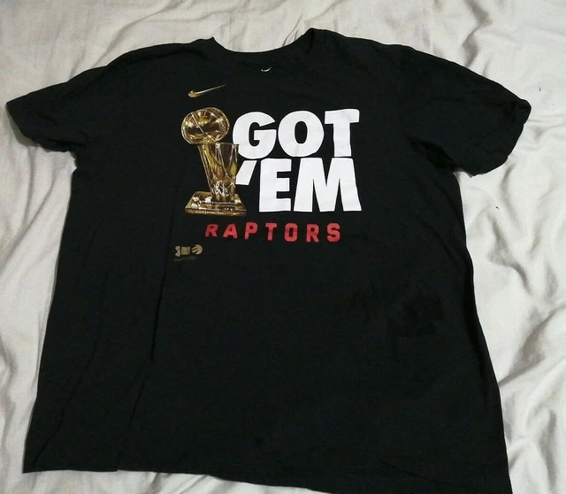 toronto raptors men's nike 2019 locker room champs tee