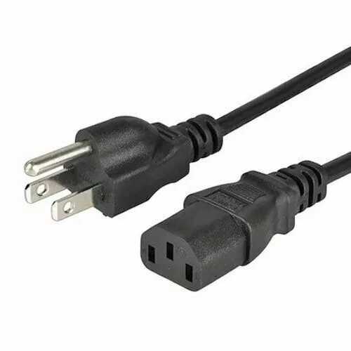 Power Cable Cord for Asus Monitor Model VE247H 3-Prong 5ft