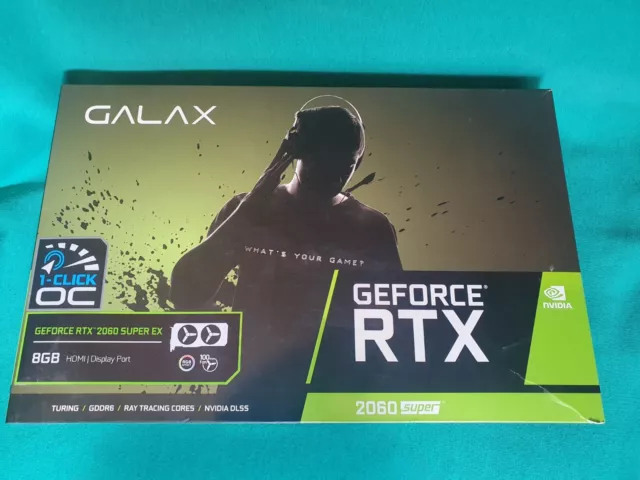GALAX GeForce RTX 2060 Super EX 8GB (1-Click OC) GPU HDMI DisplayPort BOXED