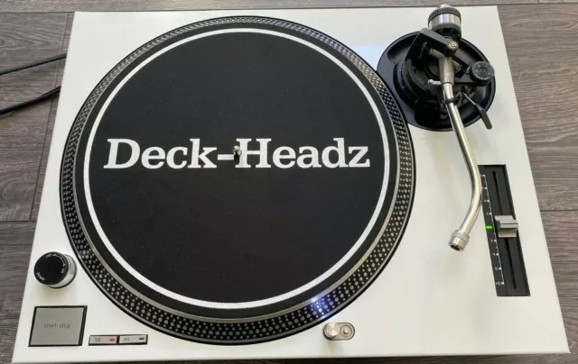 Technics SL-1200 / 1210 MK2 White Glitter Faceplate / Cover *More Available*