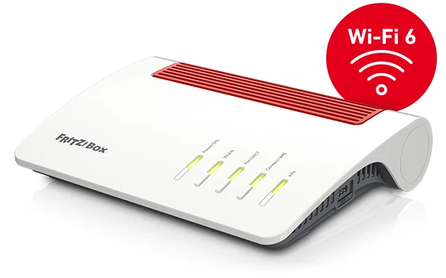 AVM FRITZ!Box 7590 AX 300Mbps Dual Band Modem Wi-Fi Router - Bianco