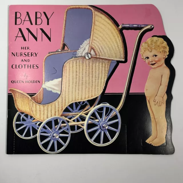Queen Holden Baby Ann & Her Nursery Clothes Paper Doll 1985 Retro Style