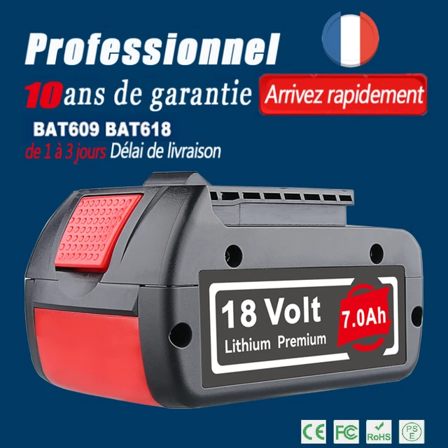 Batterie Voiture 4pack De Batteries 7Ah Pour Bosch 18V