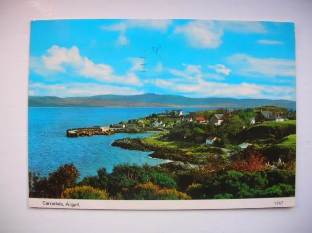 Carradale postcard, Mull of Kintyre. Near Campbeltown, Machrihanish. (1989)