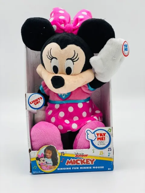 Disney Junior Mickey Mouse Singing Fun Minnie Mouse 12 in Plush