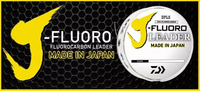 Daiwa J Fluoro 100% Fluorocarbon Japanese Fishing Leader Line 4-80lb 50 100 Yard