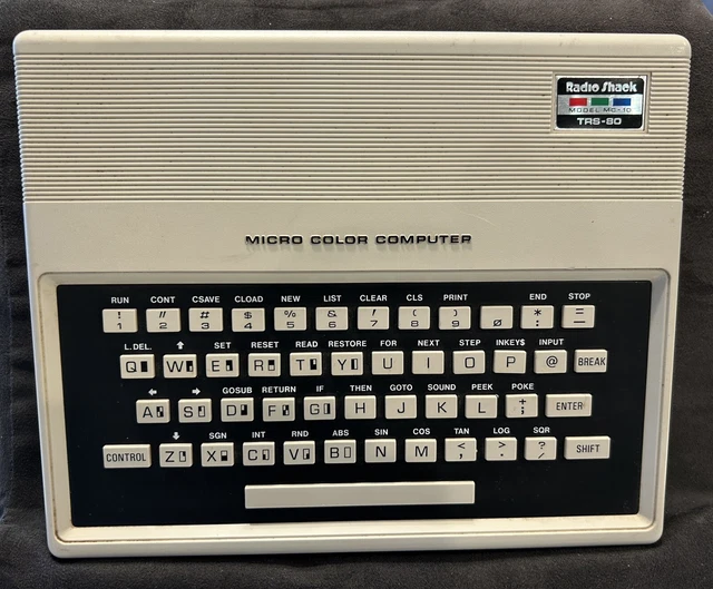 Radio Shack Color Computer 1 VINTAGE RADIO SHACK TRS-80 Micro Color Computer MC-10 26-3011 Untested ...