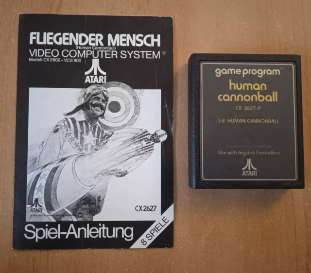 Human Cannonball - Spiel mit Anleitung für Atari 2600