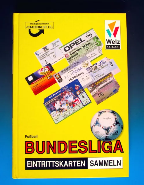 Welz Katalog für Fussball Ticket Programm Plakat Trikot Bayer Leverkusen Hertha