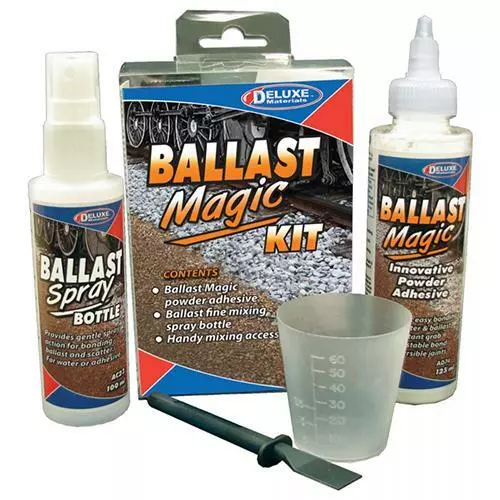 Deluxe Materials AD-76 – Ballast Magic for Model Railways Kit