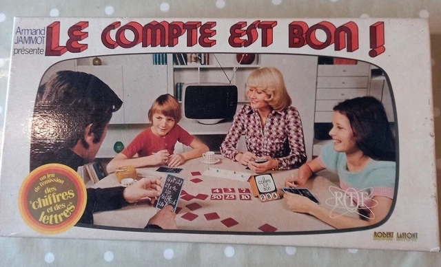 Ardoise / Pièce Détachée Du Jeu "Le Compte Est Bon" - Marque Robert Laffont - Occasion, Fabriqué En France