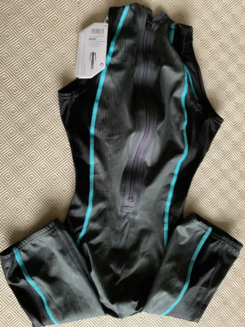 Speedo Swimwear Female Zip Back Titanium Kneeskin Fastskin  Fs27 See Size Chart 2