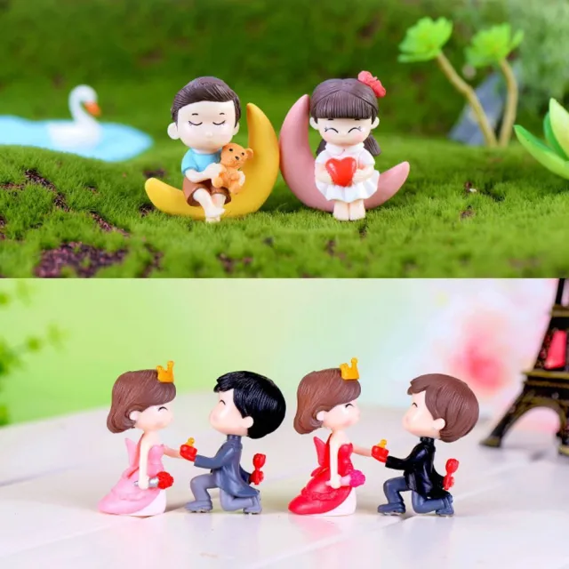 Heimzubehör Miniaturliebhaber Minipuppe Valentinstag Geschenke Paare Figuren