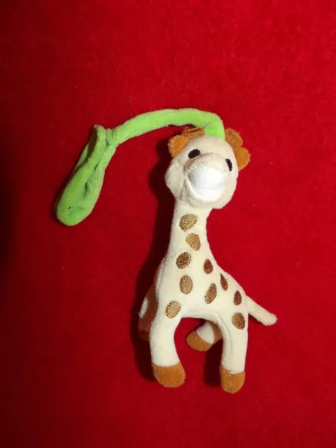 Doudou Plat carré Sophie la Girafe attache tétine VULLI lot de 2 - 7231