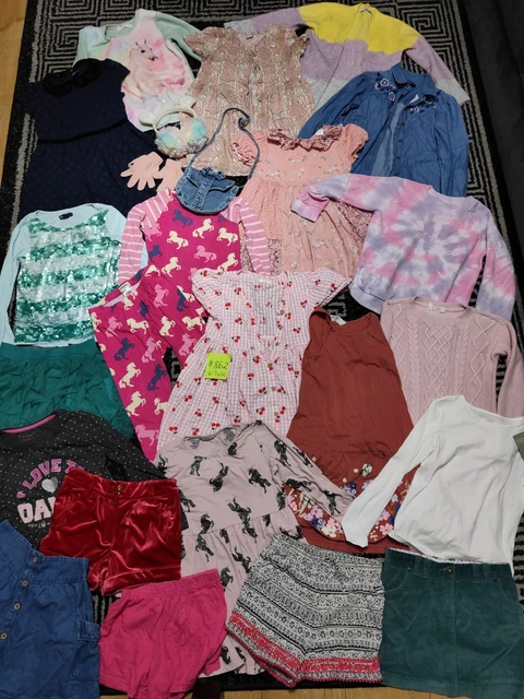 #862💜 Huge Bundle Of Girls Clothes 6-7years GEORGE NEXT PRIMARK GAP HATLEY H&M