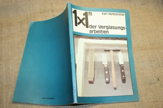 Fachbuch Glaser Verglasung Glastechnik Glasbau Bleiglas Fensterbau DDR 1988