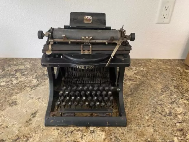 Vintage - The Fox Typewriter *Rare