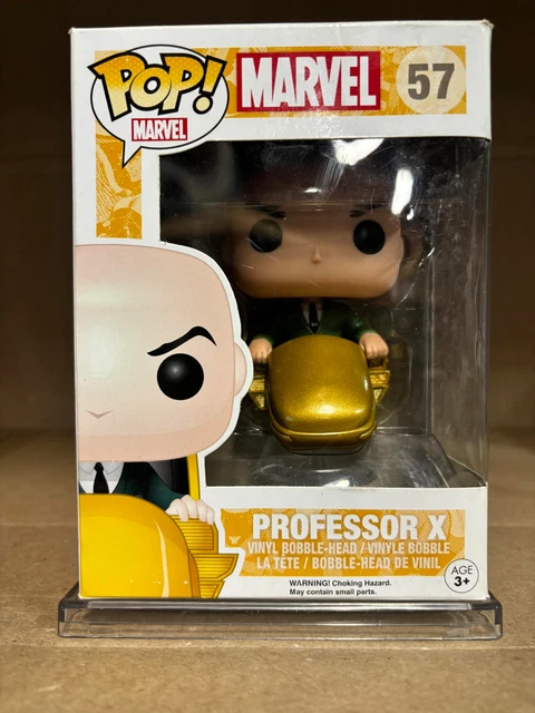 Funko Pop Marvel X-Men #57 Professor X Vaulted Vinyl Figure W/ Protector