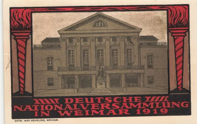 724175) DR Soka mit passendem SST etc.. dt. Nationalversammtlung Weimar 1919