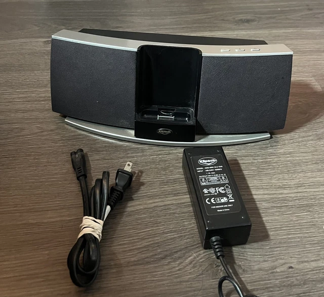 KLIPSCH IGROOVE SXT iPod Speaker System With Power Supply Tested