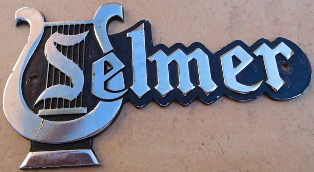 Selmer logo badge for vintage amplifiers and combos