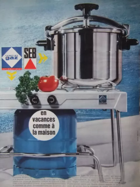 1966 Super Cocotte Seb Le Stove Camping Gas Press Advertisement - Advertising