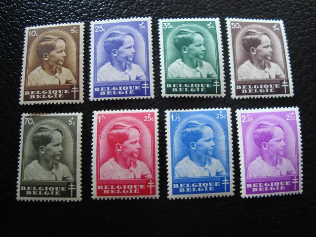 Belgien - Briefmarke - Yvert Und Tellier N° 438 A 445 N (A6) Briefmarke Belgium
