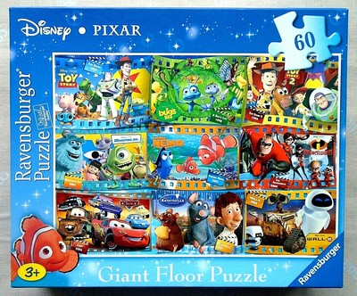 RAVENSBURGER DISNEY PIXAR Giant Floor Puzzle 60 Extra Large Pieces ...