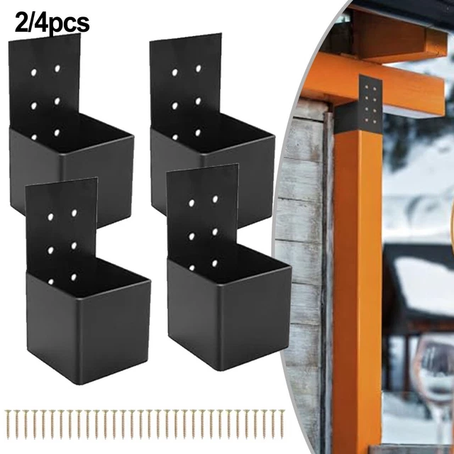 FOR 4X4 WOOD Posts Pergola Brackets Kit Rafter Brackets Building Top
